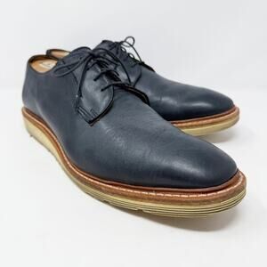 Allen Edmonds Charcoal Gray Leather Cove Drive Oxford Sneaker Men's 13 Lace Up